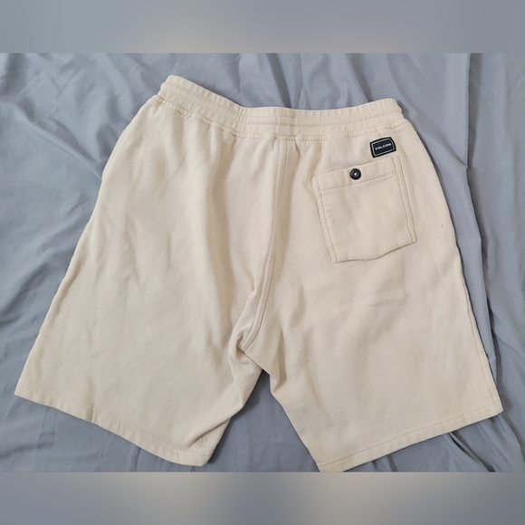 Men's VOLCOM Rainmaker active sweat shorts size Small Ivory - Picture 3 of 5